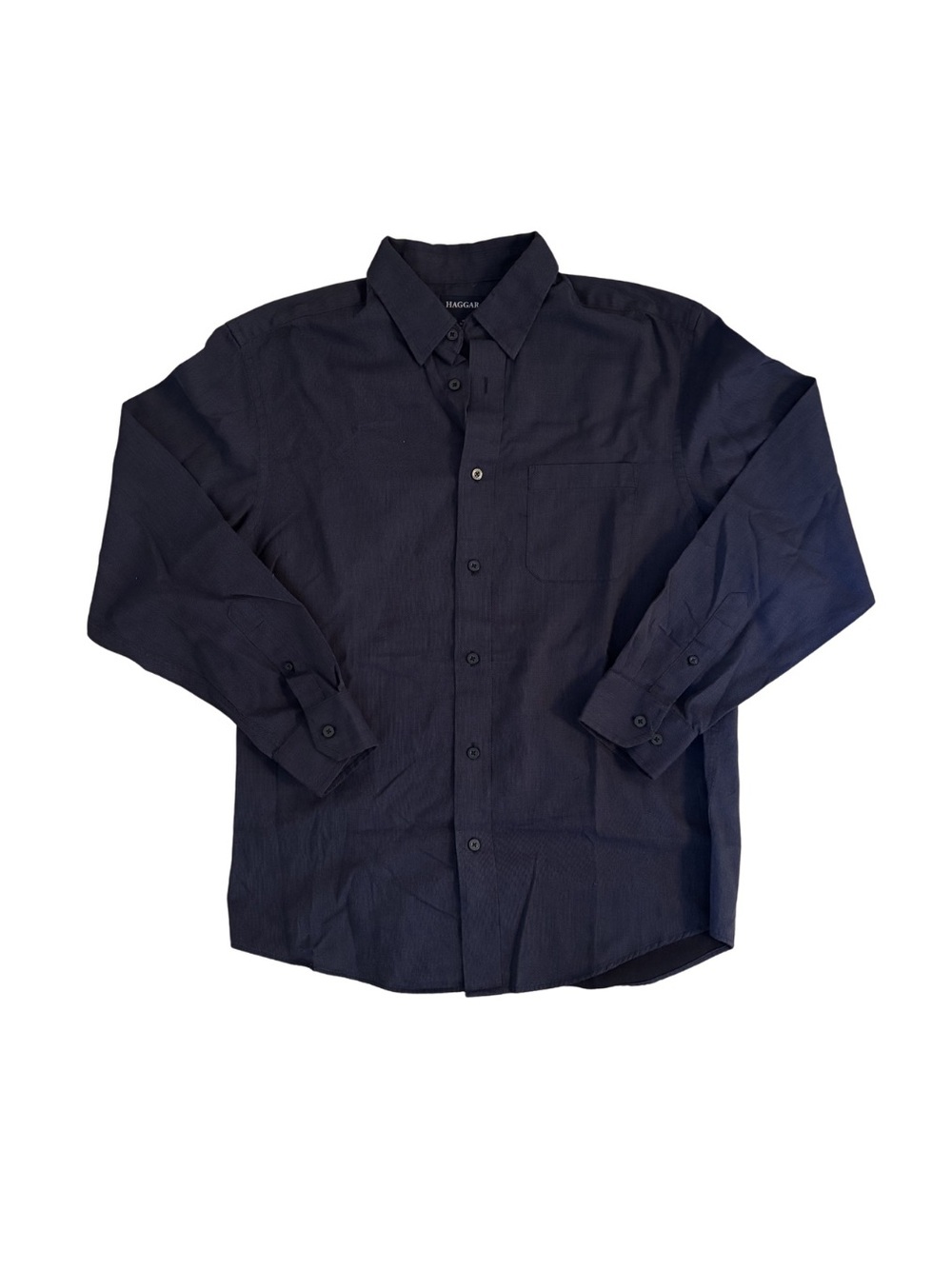 Haggar Men's Classic Navy Shirt